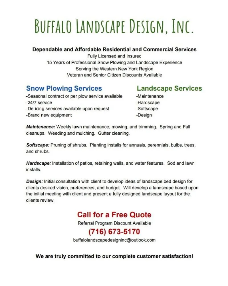 Trusted landscape installation for homes in Cheektowaga, NY by Buffalo Landscape Design