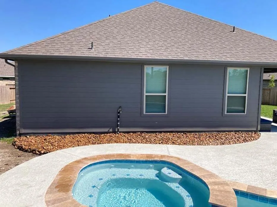 Professional landscape installation for homes in Navasota, TX by Buffalo Springs Creations