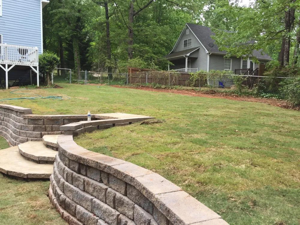 Affordable landscape installation in Douglasville, GA by BuGLe Lawn & Landscape Design