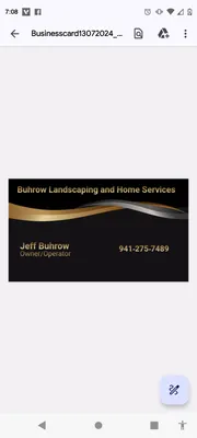 Buhrow Landscaping and Home Services Logo