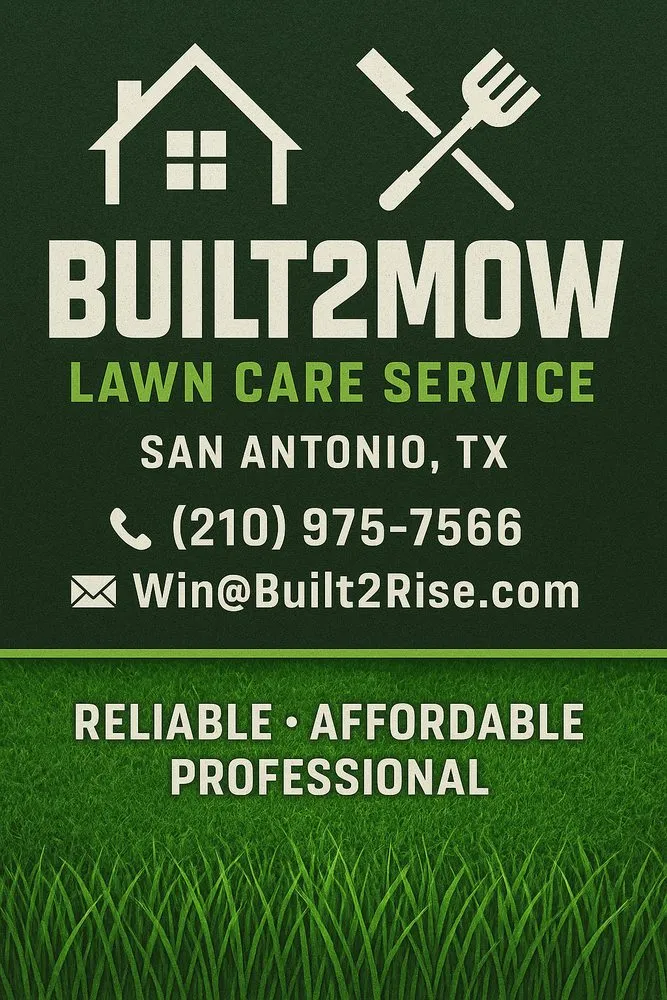 Expert lawn mowing service in Universal City, TX by Built2Mow