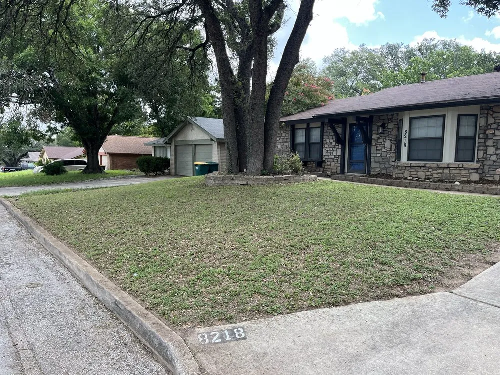 Custom yard cleanup service for outdoor upgrades in Universal City, TX by Built2Mow