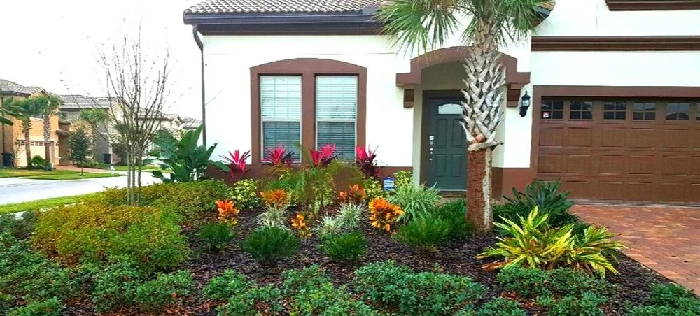 Custom landscape installation in St. Cloud, FL by Bull Bay Nursery