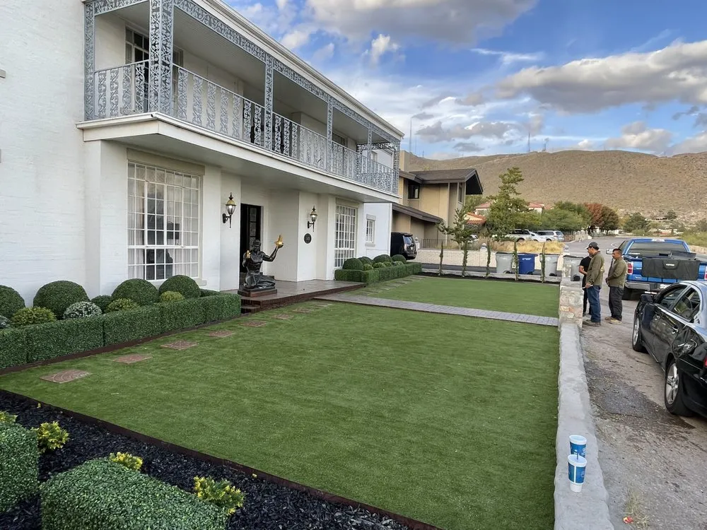 Reliable landscape installation in El Paso, TX by Bull Concrete and Landscape