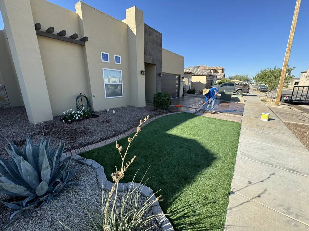 Affordable landscaping services with custom design across El Paso, TX - Bull Concrete and Landscape