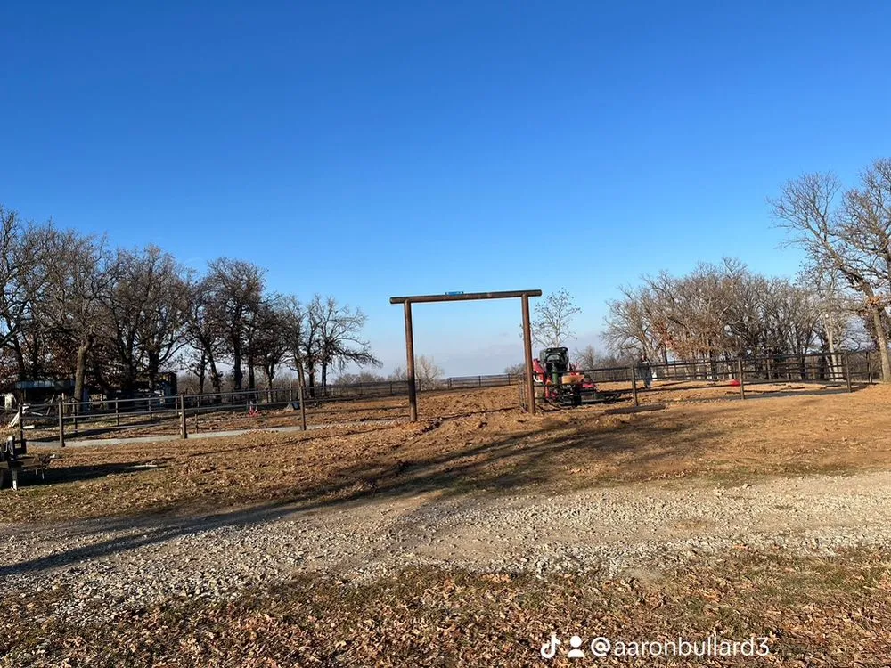 Professional landscape installation in Glencoe, OK - Bullard construction
