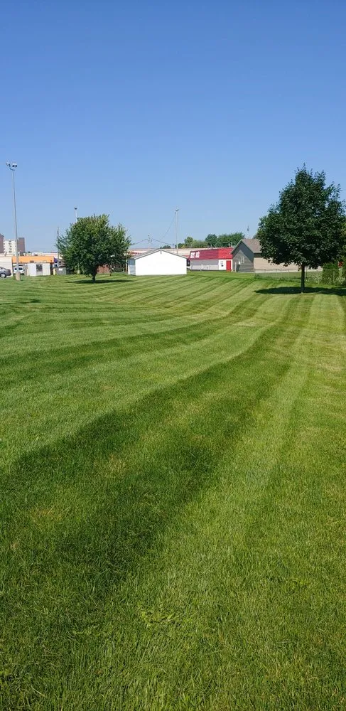 Custom yard maintenance with custom design in Moline, IL by BullDawg Services
