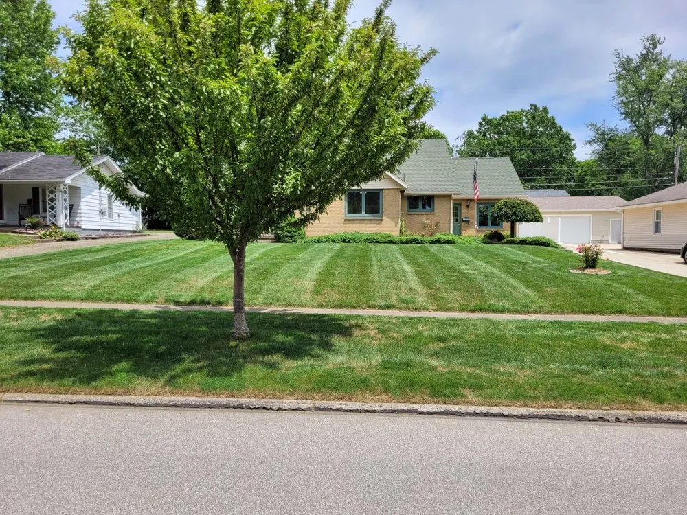 Local lawn mowing service with custom design across Medina, OH - Bulldog Lawn Care