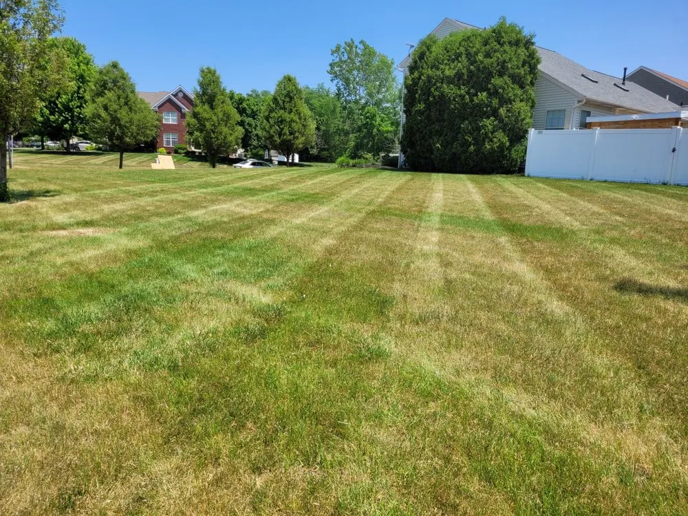 Custom landscape installation for year-round maintenance in Medina, OH by Bulldog Lawn Care