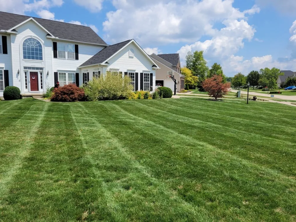 Expert lawn mowing service for residential properties in Medina, OH by Bulldog Lawn Care