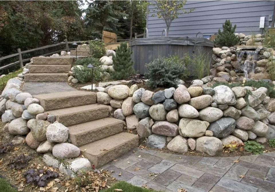 Local outdoor landscaping with custom design in Hermantown, MN by BullDogge Landscaping, Excavating and Snowplowing