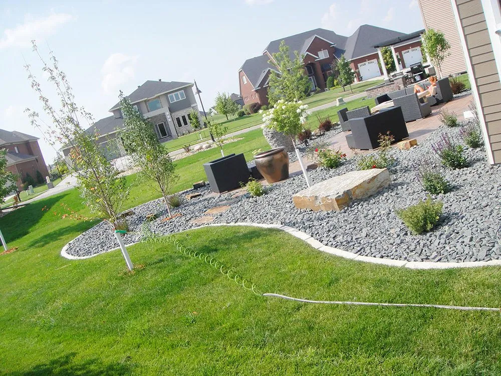 Local yard cleanup service for beautiful yards in West Fargo, ND by Bull's-Eye Lawn Care