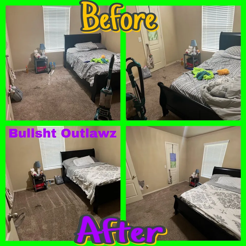 Custom yard cleanup service for beautiful yards in San Antonio, TX by BullSht Outlawz