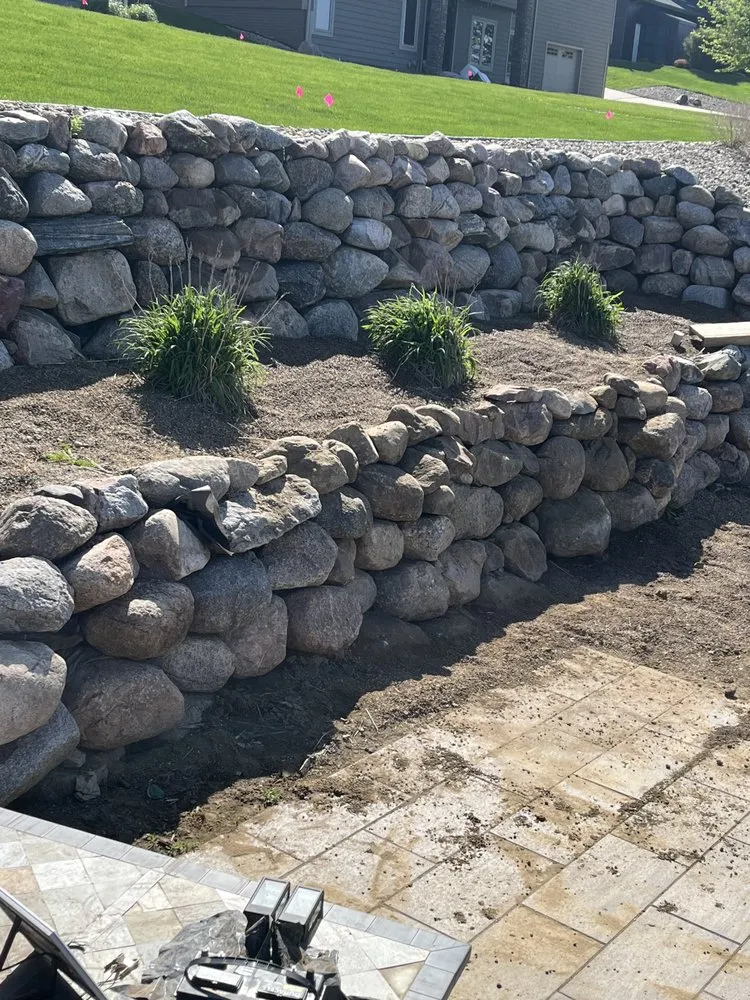 Professional outdoor landscaping in Sioux Falls, SD by Bully Bros