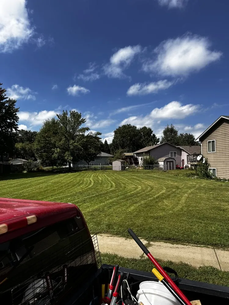 Affordable landscape design for year-round maintenance across Sioux Falls, SD - Bullystock mow n snow llc