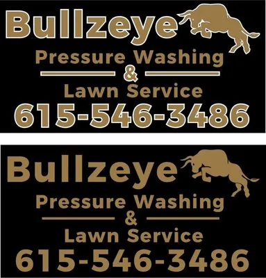 Bullzeye Pressure Washing and Lawn Service Logo
