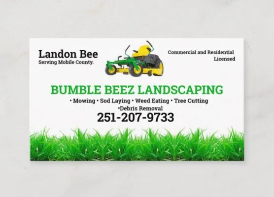 Bumble Beez Landscaping Logo