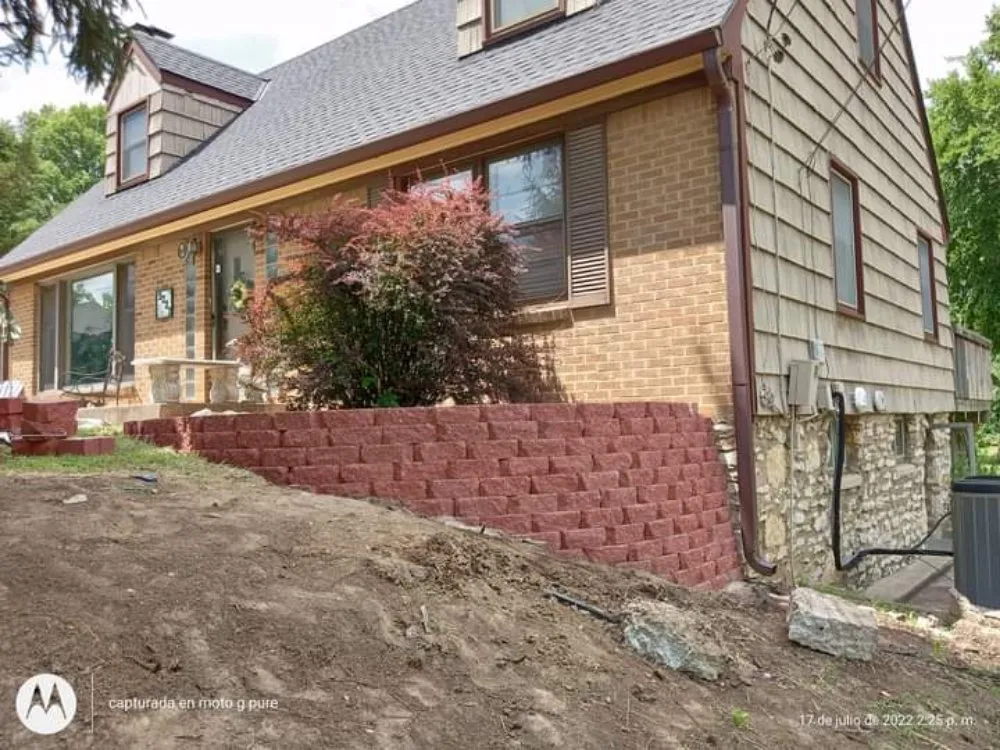 Professional landscaping services in Olathe, KS by Bumblebee Lawn Care & Stone Solution