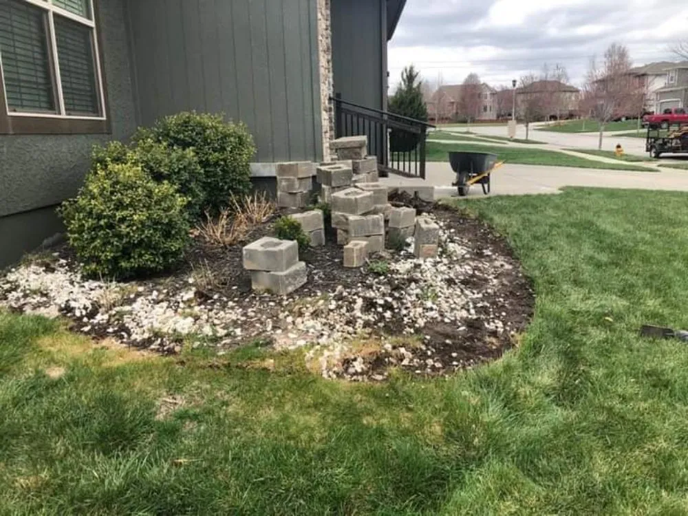 Top-rated lawn care service with custom design across Olathe, KS - Bumblebee Lawn Care & Stone Solution