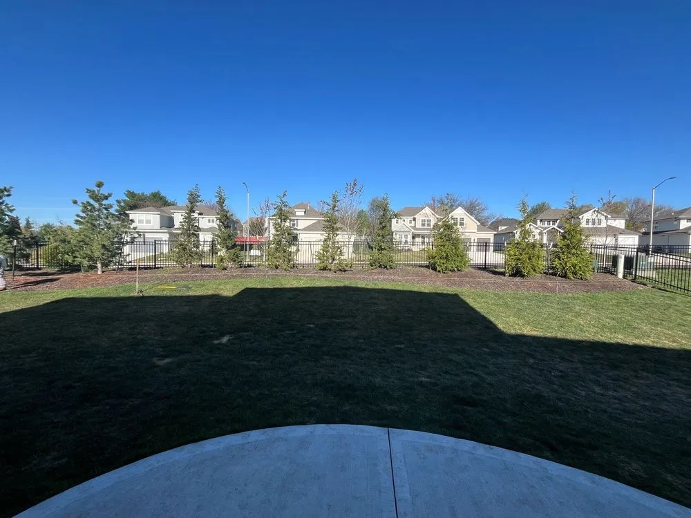 Custom residential landscaping in Olathe, KS by Bumblebee Lawn Care & Stone Solution