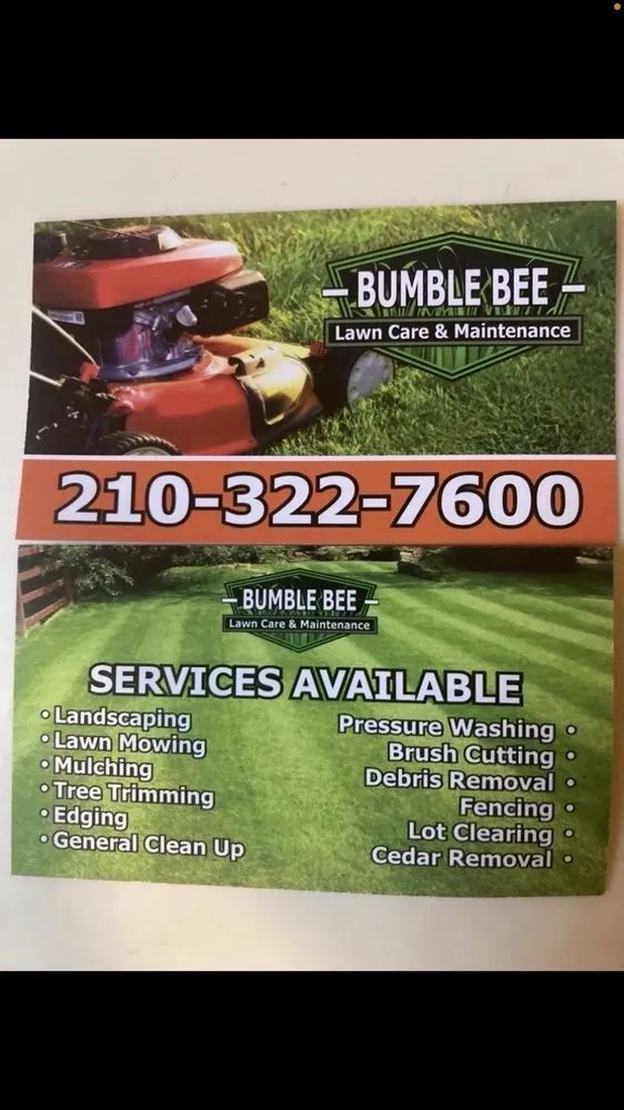 Custom landscape installation in San Antonio, TX by Bumblebee Lawn Service