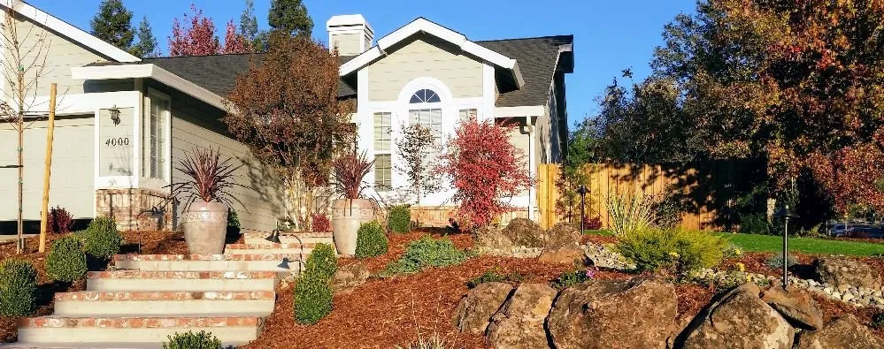Professional garden landscaping in Roseville, CA by Burch Landscaping