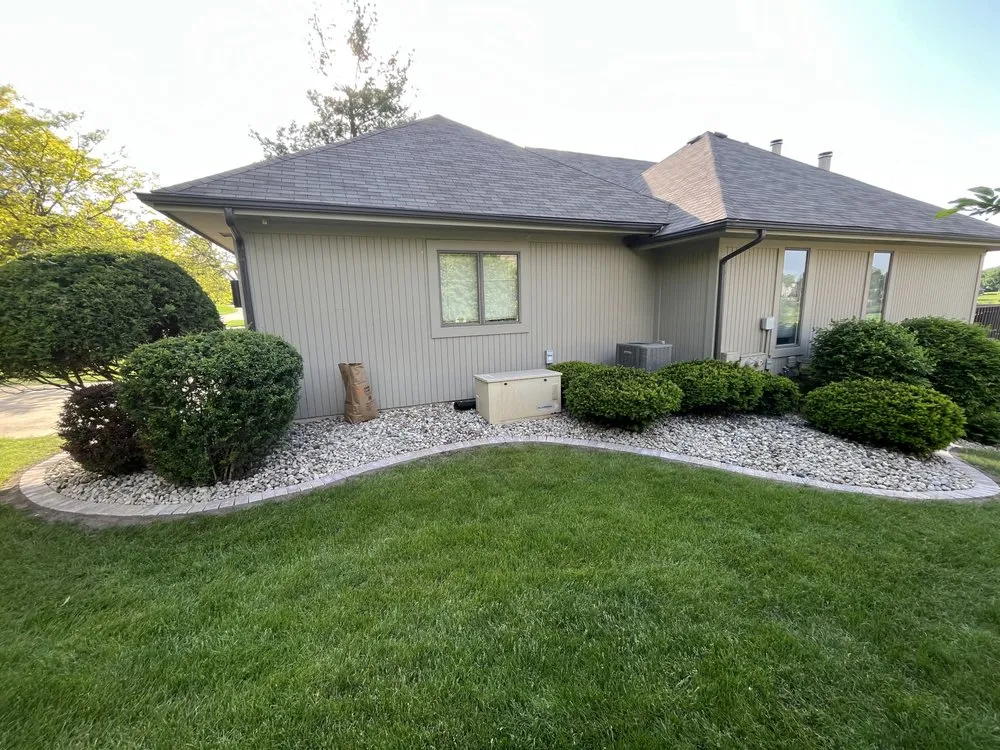 Custom landscape installation for outdoor upgrades in Flushing, MI by Burgess Outdoor Services