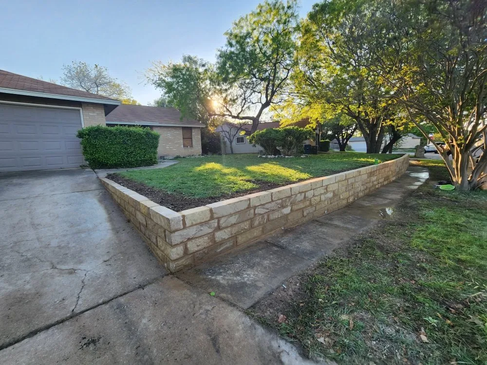 Top-rated landscape installation for year-round maintenance in San Antonio, TX by Burgess Services