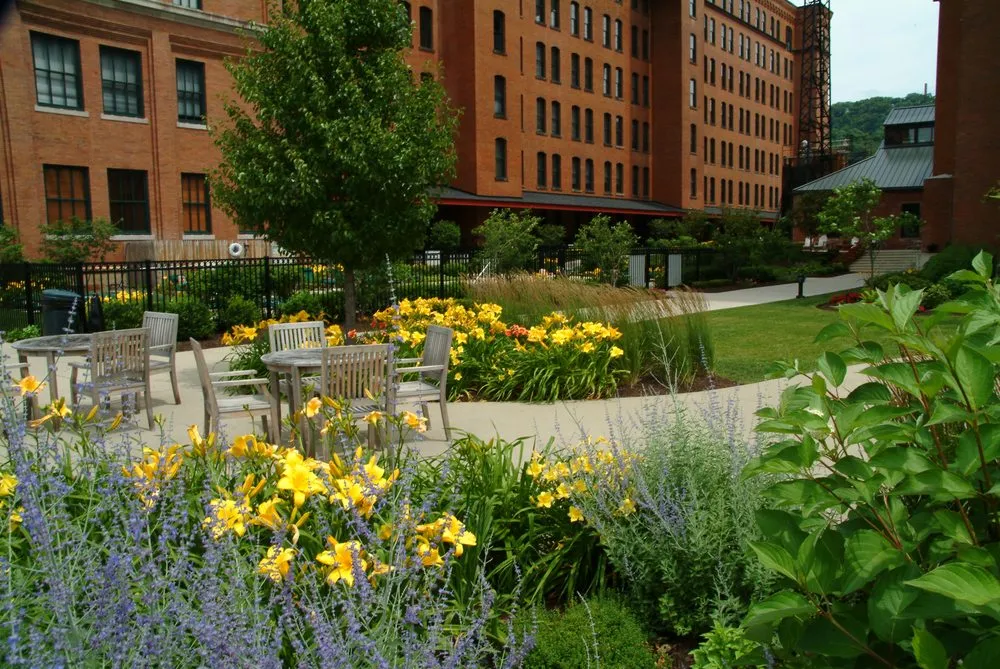 Local garden landscaping for residential properties in Pittsburgh, PA by Burgh Outdoor Living Solutions