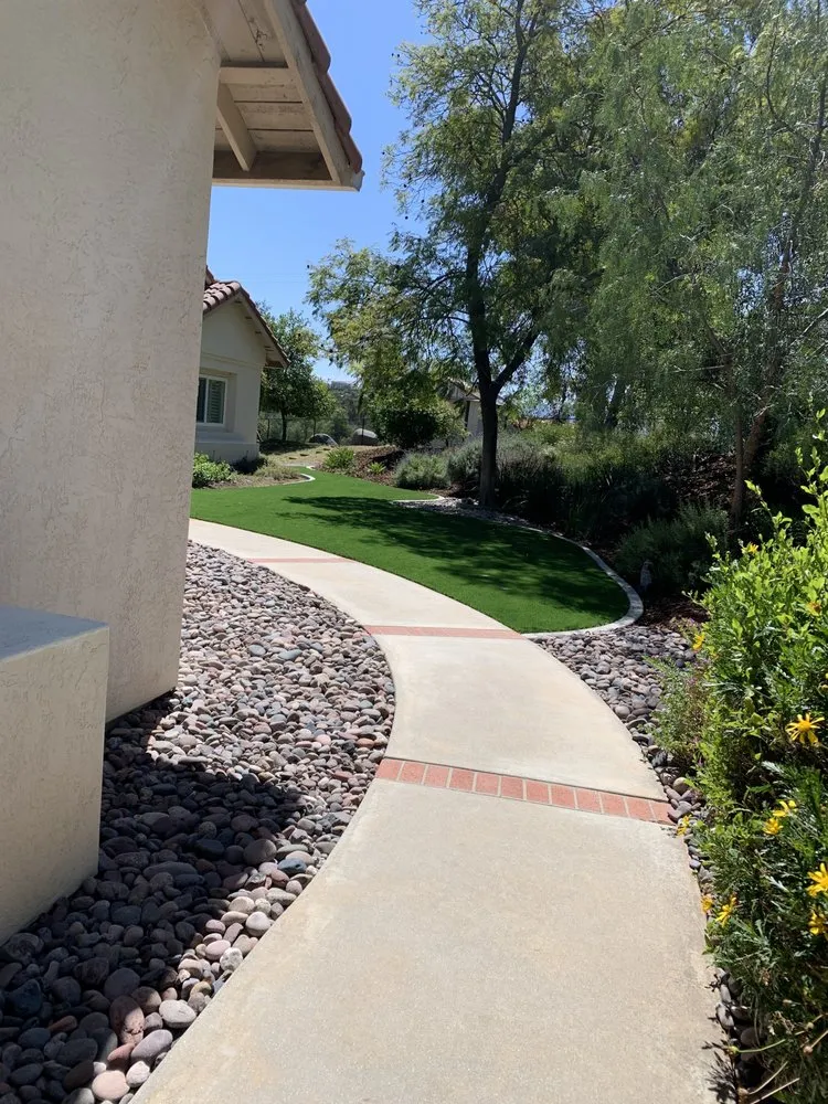 Custom yard maintenance for residential properties in El Cajon, CA by Burgio Landscape Services