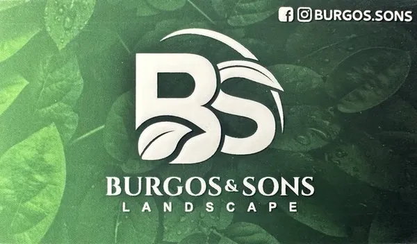 Burgos & Sons Landscape Logo