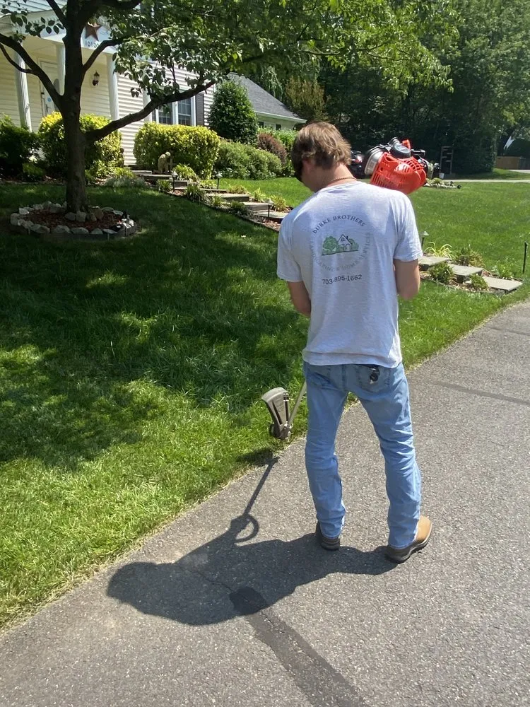 Custom yard maintenance with custom design in Alexandria, VA by Burke Brothers Landscaping & Home Services