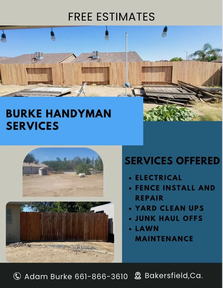 Local landscape design near you in Bakersfield, CA by Burke Handyman Services