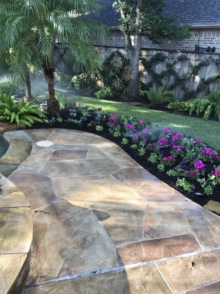 Professional garden landscaping for homes across Katy, TX - Burke Landscape Design