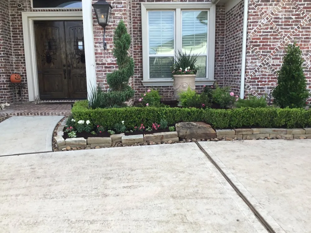 Local landscape installation in Katy, TX by Burke Landscape Design