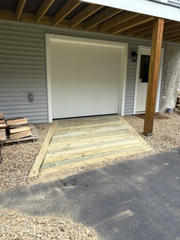 Custom outdoor landscaping in Barnstead, NH - Burkes Land clearing & Excavation