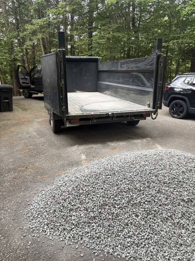 Affordable landscape design with custom design in Barnstead, NH by Burkes Land clearing & Excavation