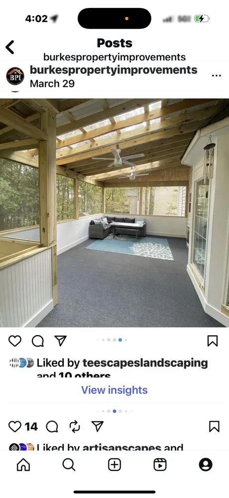 Top-rated garden landscaping in Dacula, GA by Burkes Property Improvements