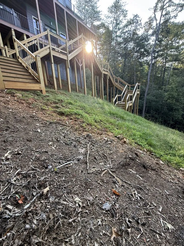 Affordable landscape design for residential properties in Dacula, GA by Burkes Property Improvements