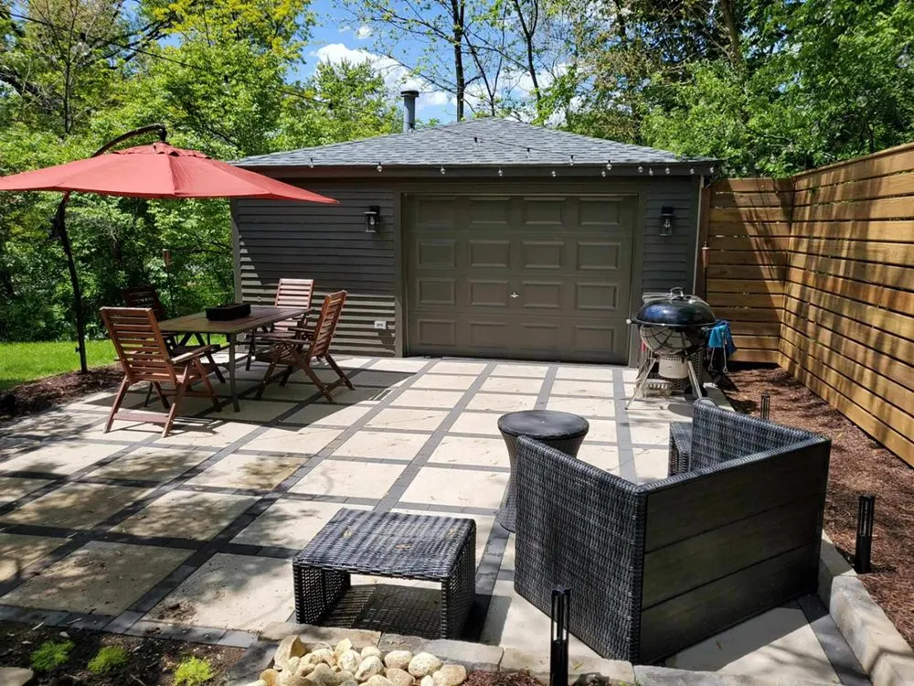 Professional landscape installation in Aurora, IL by Burkhart Outdoors