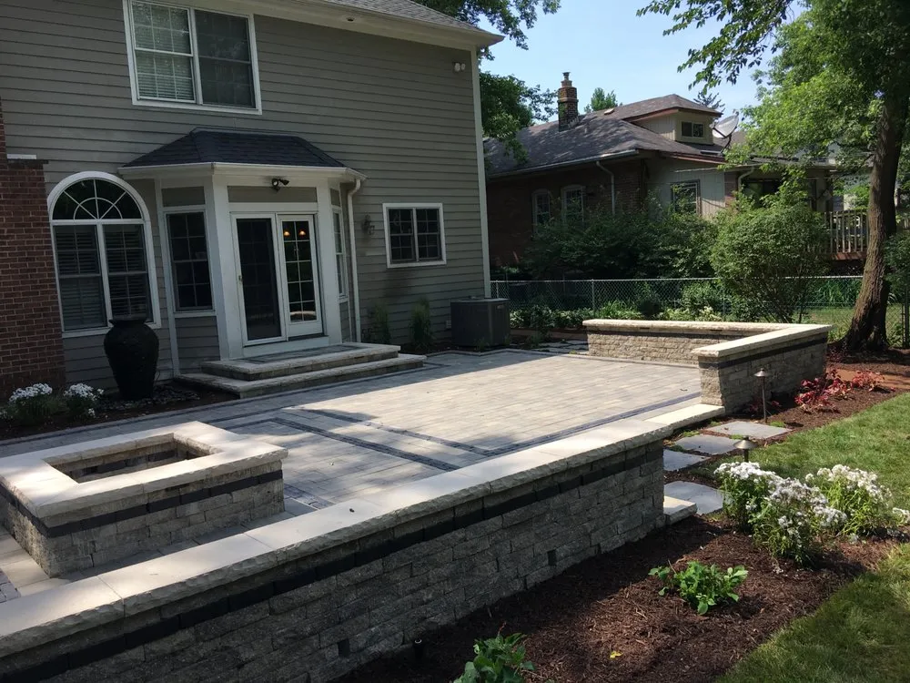 Top-rated lawn care service with custom design across Aurora, IL - Burkhart Outdoors