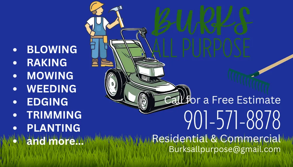 Local lawn mowing service experts serving Bartlett, TN - Burks All Purpose