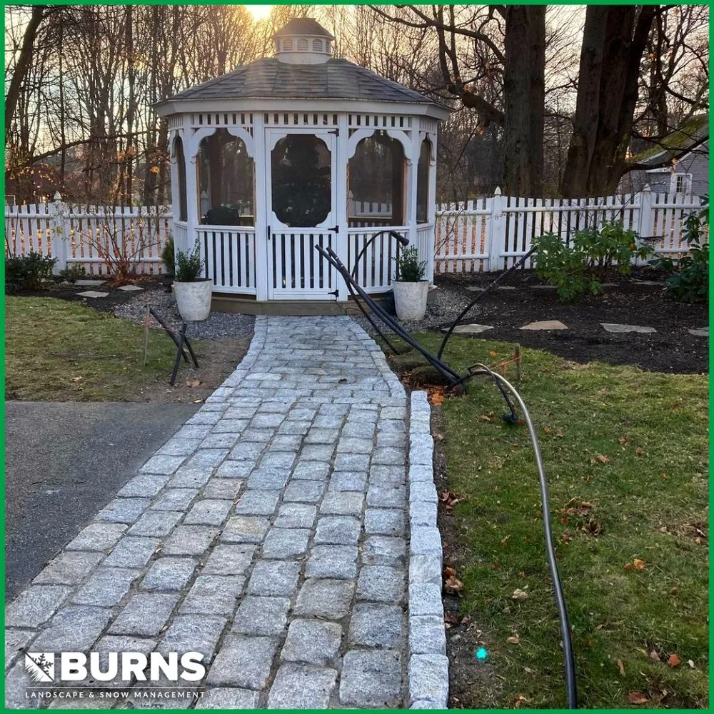 Reliable garden landscaping for year-round maintenance in Tewksbury, MA by Burns Landscape and Snow Management