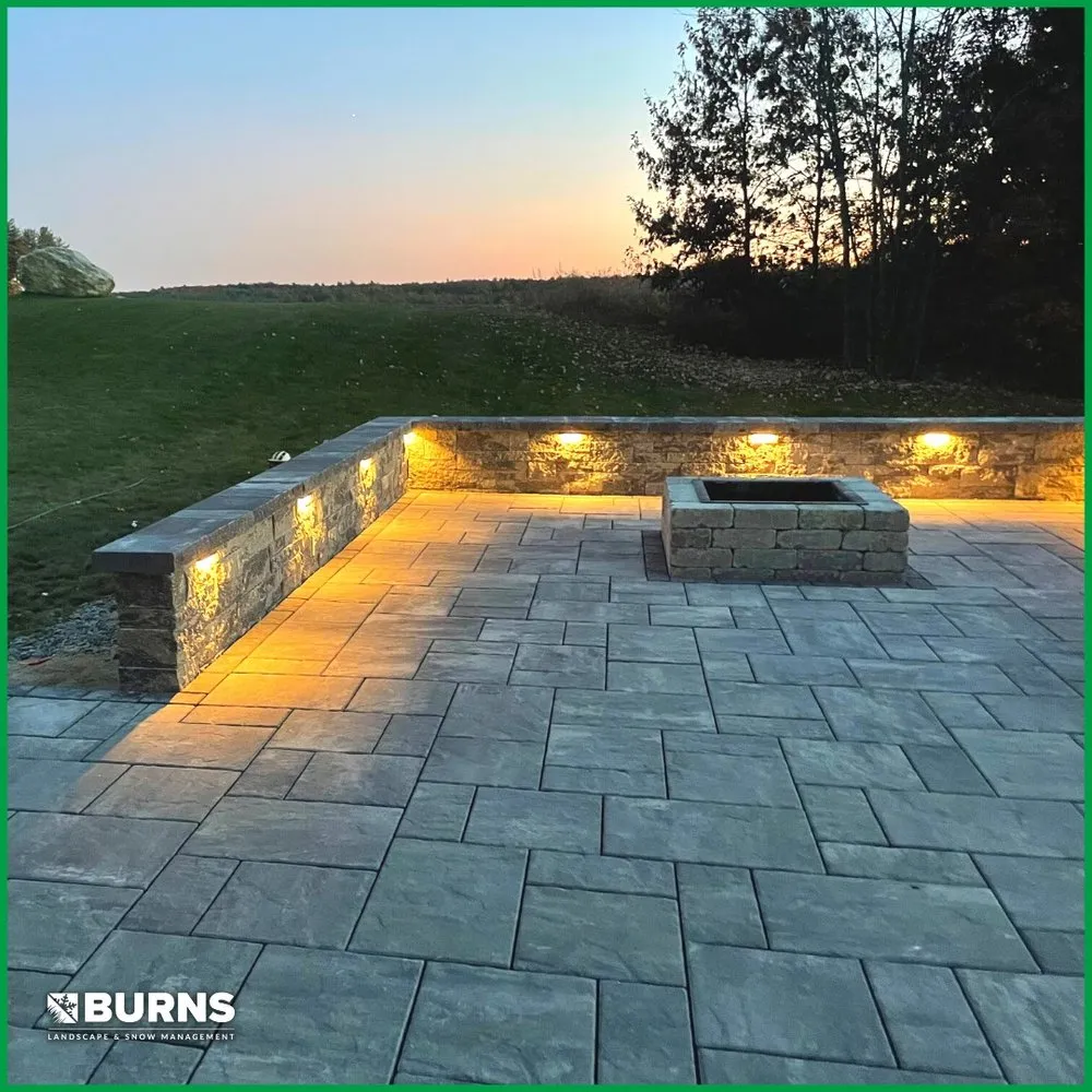 Expert garden landscaping in Tewksbury, MA by Burns Landscape and Snow Management