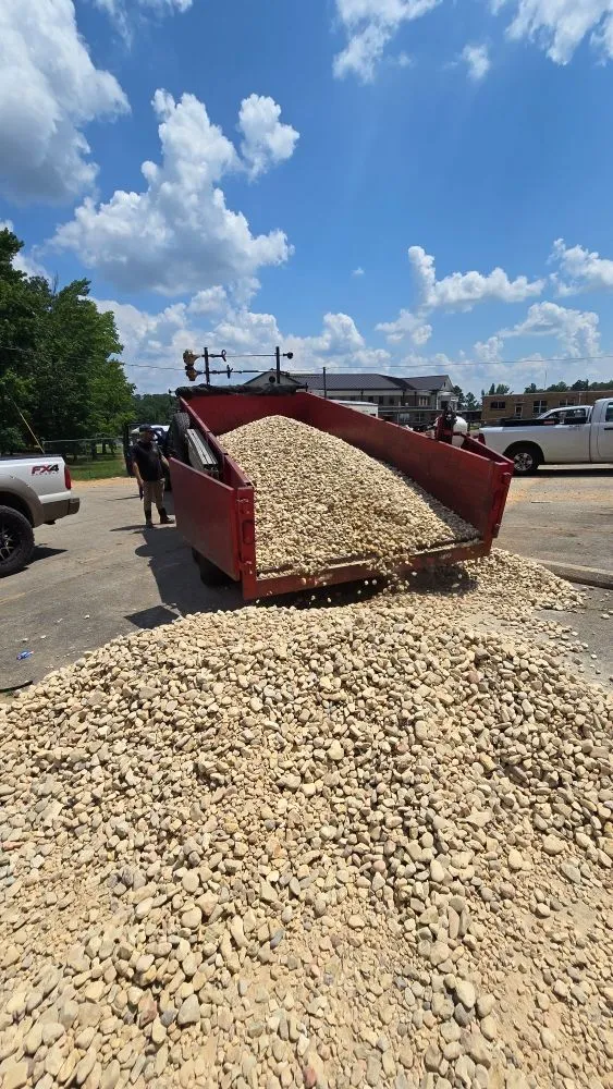 Custom outdoor landscaping for homes in Russellville, AL by Burns Lawn & Landscape Services