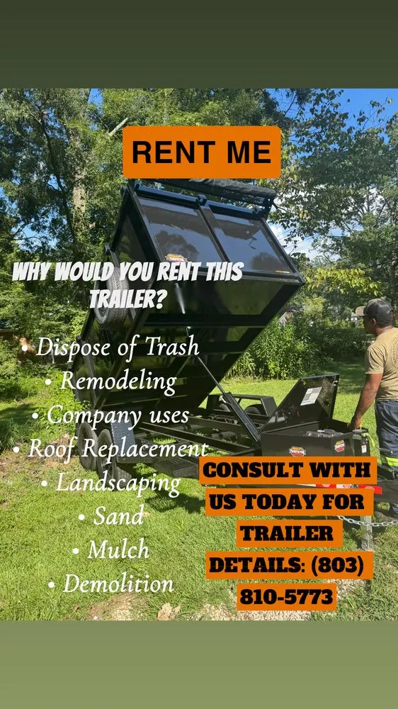 Affordable yard cleanup service for beautiful yards in York, SC by Burris Dumpster Rental