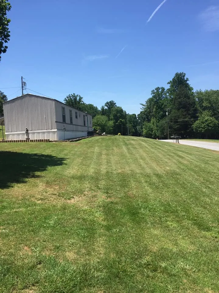 Trusted lawn mowing service in Morganton, NC by Burris Small Town Lawn Care