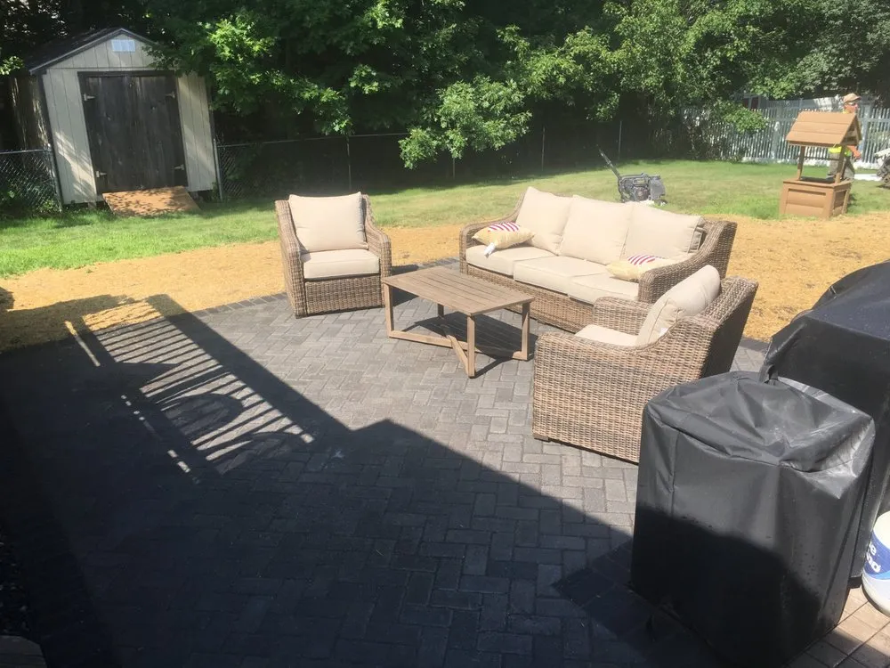 Reliable landscape installation for year-round maintenance in Topsham, ME by Bursey Enterprises