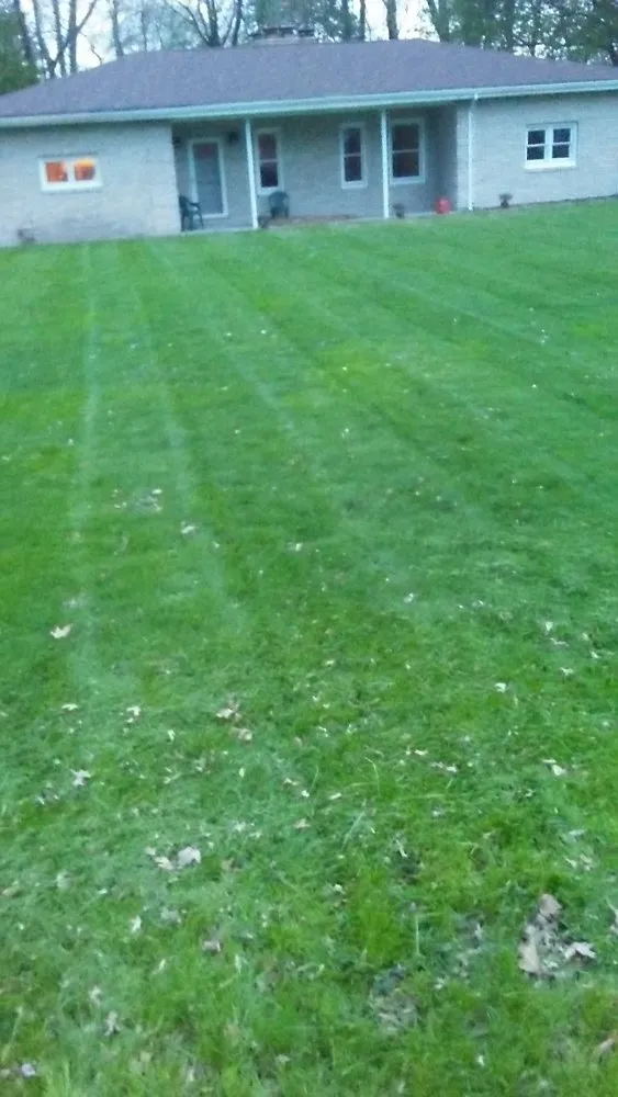 Custom lawn mowing service for beautiful yards in Edinburg, PA by Burton Lawn Care