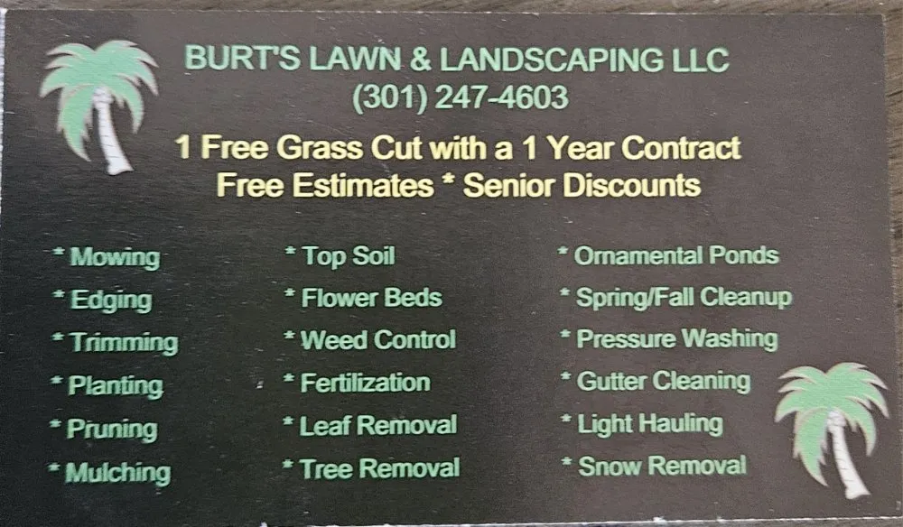 Professional lawn mowing service in California, MD - Burt's Lawn & Landscaping